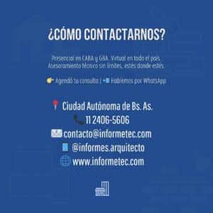 Arquitecto elaborando informe técnico sobre fisuras en edificio de Buenos Aires