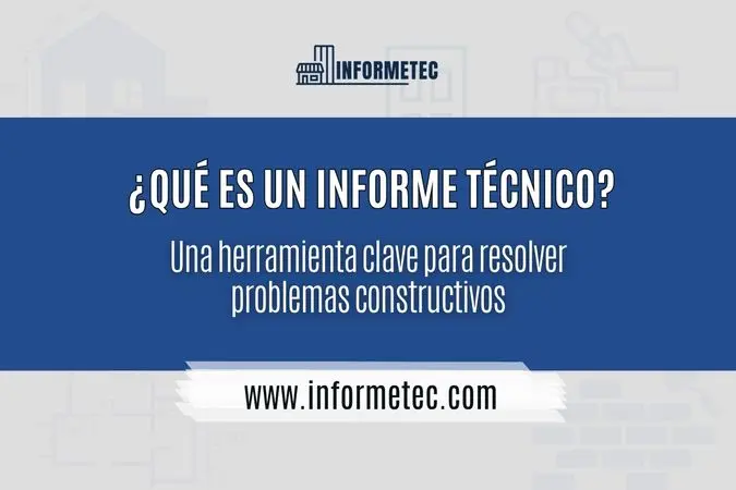 informe técnico elaborado por un arquitecto matriculado