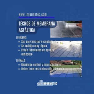 techos de membrana asfaltica lo bueno y lo malo 