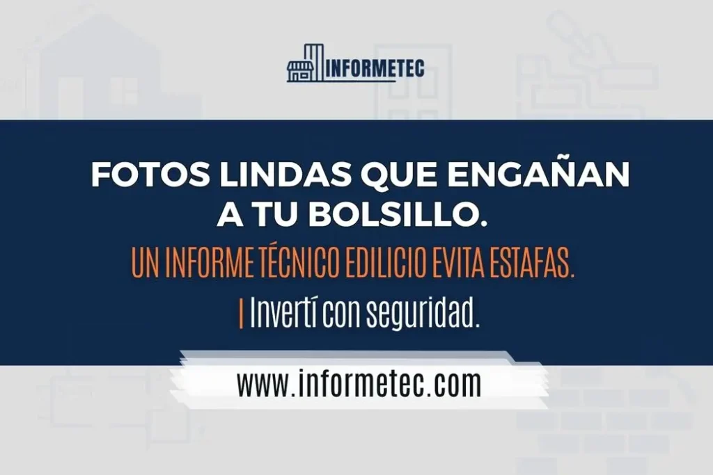 Informe técnico de vicios ocultos en departamentos antes de la compra para una inversión inmobiliaria segura.