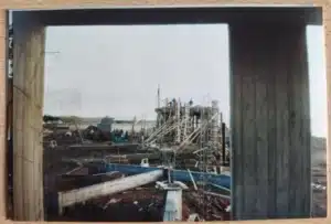 Obra en desarrollo en la patagonia argentina. Encofrado y dirección de la obra a cargo del Arq. Lamensa