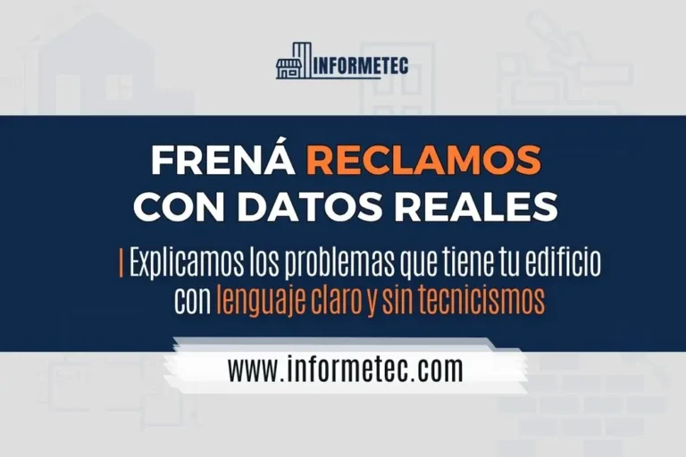 Como frenar reclamos en tu edificio. Información para administradores de consorcios