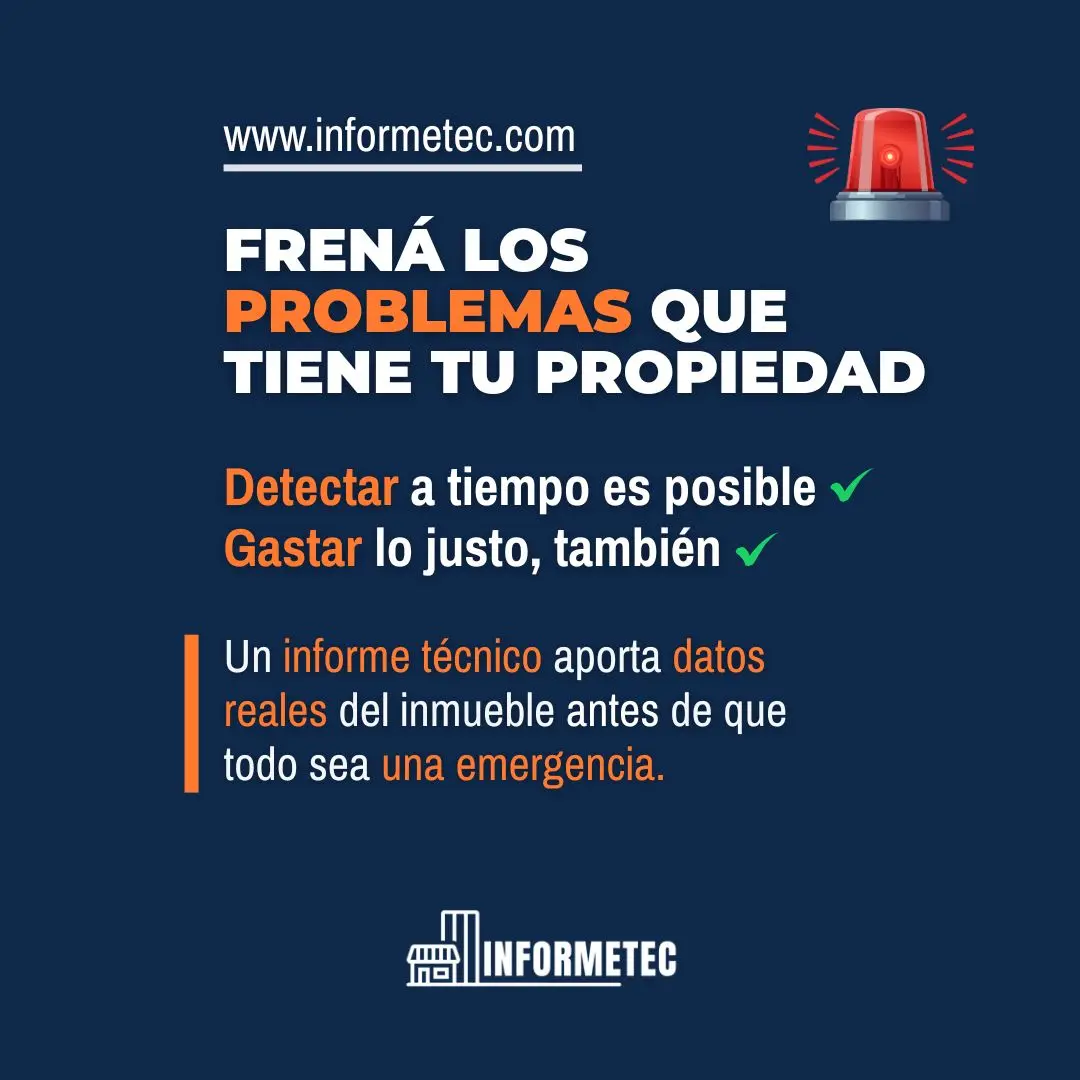 Si tenés problemas en tu casa, departamento o local comercial. Comunicate con Informetec del Arq. Lamensa